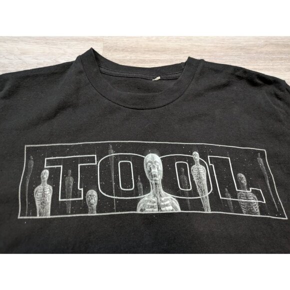 Tool Tour Shirt Mens Small 2024 Concert Skull Skeleton Fear Inocolum Black - Picture 2 of 9